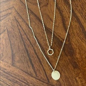 Gold Color Layering Necklaces